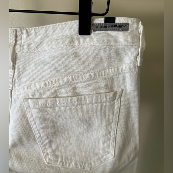 Citizens of Humanity White Racer Skinny Jeans Size 26 - Picture 6 of 13